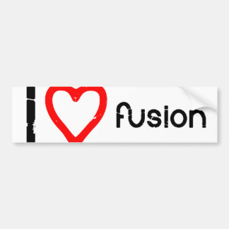 I Heart Fusion Bumper Sticker