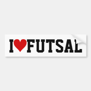 I [Heart] Futsal Bumper Sticker