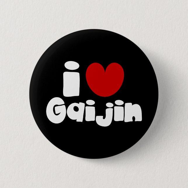i heart Gaijin Button (Front)