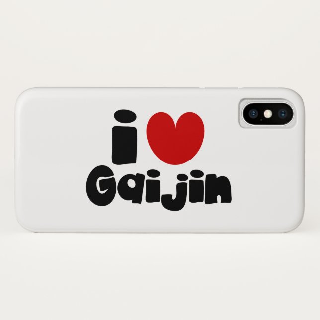 i heart Gaijin Case-Mate iPhone Case (Back (Horizontal))