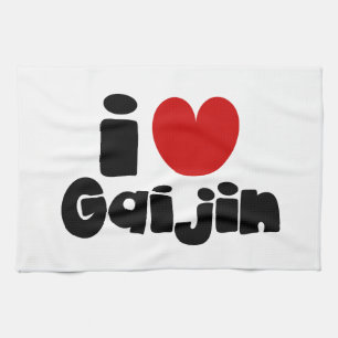 i heart Gaijin Kitchen Towel
