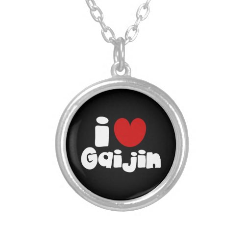 i heart Gaijin Silver Plated Necklace