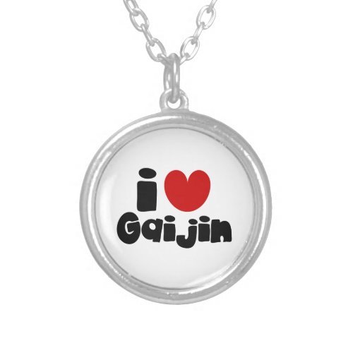 i heart Gaijin Silver Plated Necklace