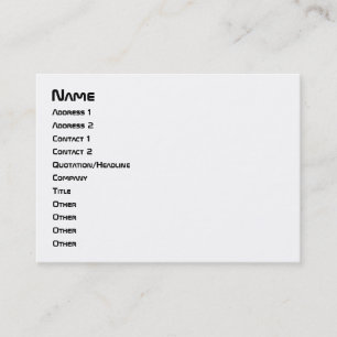 I Heart Geeks ASCII ART Business Card