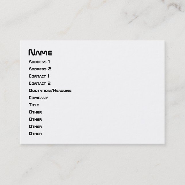 I Heart Geeks ASCII ART Business Card (Front)