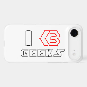 I Heart Geeks ASCII ART iPhone 17 Air Case