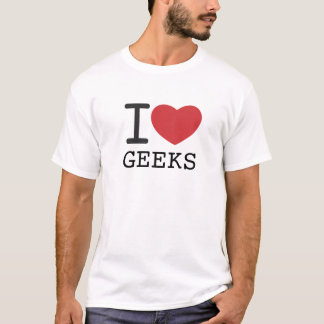 I HEART GEEKS customizable T-Shirt