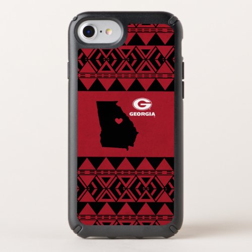 I Heart Georgia State  Tribal Pattern Speck iPhone SE876s6 Case