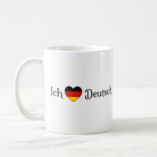 "I Heart German" Favorite Language School Subject Coffee Mug