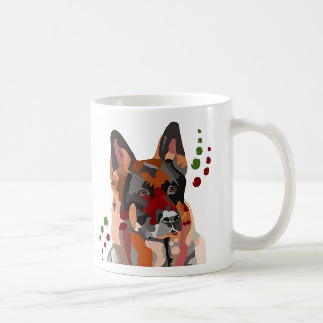 I [Heart] German Shepherds Coffee Mug (Right)