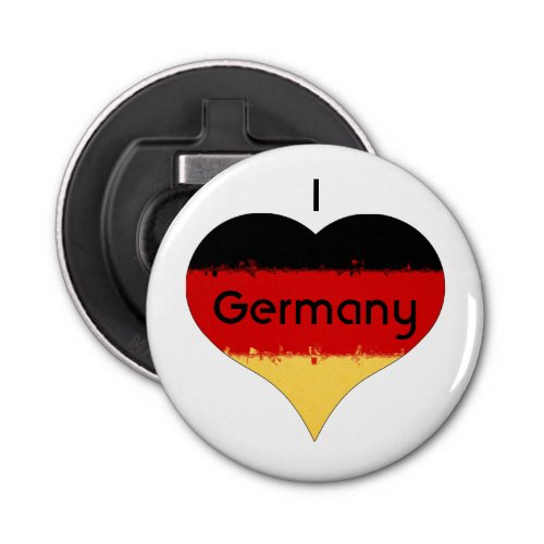 I Heart Germany German Flag Bottle Opener