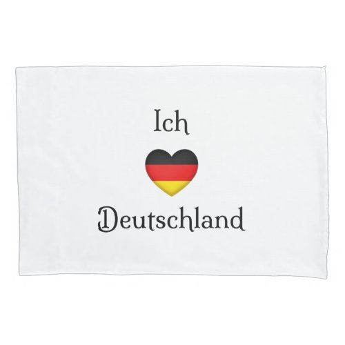 I heart Germany Ich Liebe Deutschland Pillow C Pillow Case