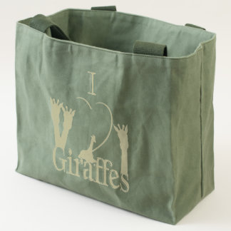 I Heart Giraffes Tote