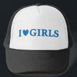 I "Heart" Girls Trucker Cap<br><div class="desc">I Heart Girls Cap similar to the one worn by the Character "Torgeir Lien" in the Norwegian TV series "Lilyhammer" that aired on Netflix.</div>