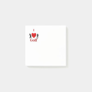 I Heart Golf Sport Post-it Notes
