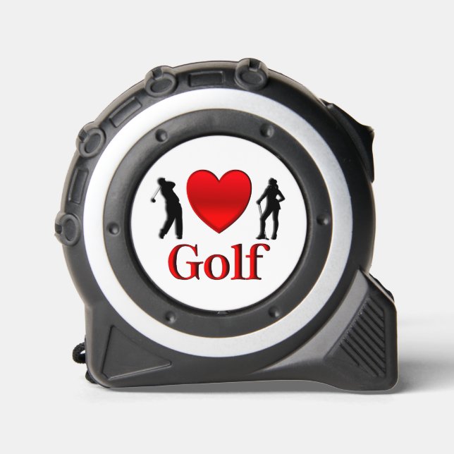 I Heart Golf Tape Measure (Front)