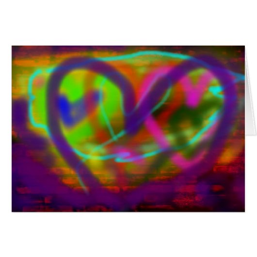 I Heart Graffiti Cards (Front Horizontal)