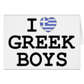 I Heart Greek Boys (Front Horizontal)