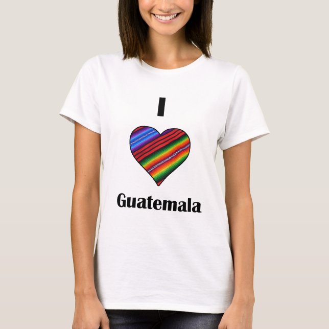I heart Guatemala Tipico T-Shirt (Front)