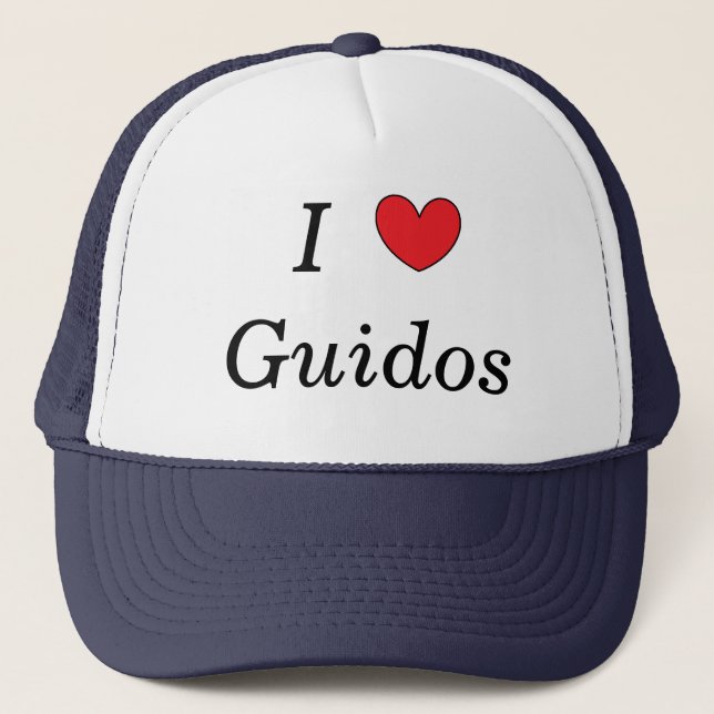 i heart guidos hat (Front)