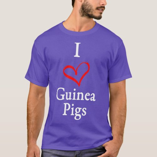 I Heart Guinea Pigs  T_Shirt