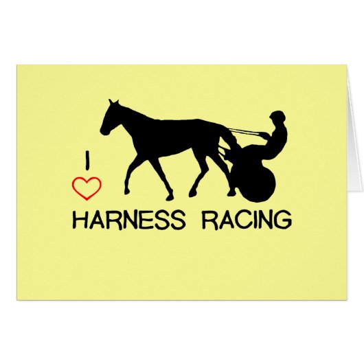 I Heart Harness Racing Cards (Front Horizontal)
