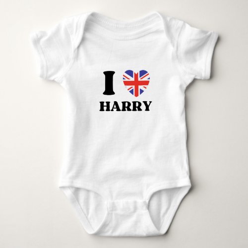 I Heart Harry  Baby Bodysuit