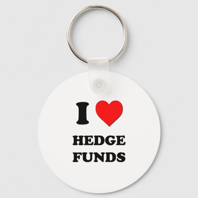 I Heart Hedge Funds Keychain (Front)