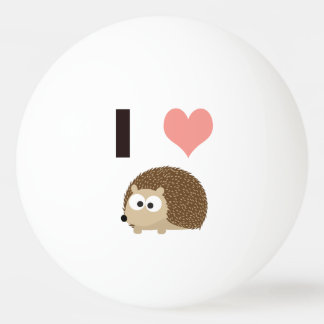 I heart Hedgehogs Ping-Pong Ball