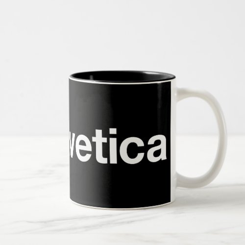 I heart Helvetica Two_Tone Coffee Mug