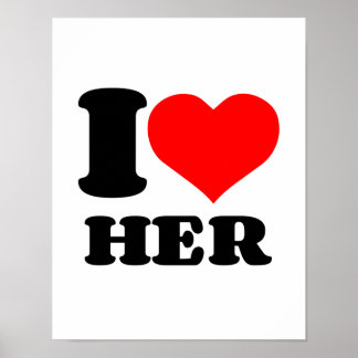 I HEART HER POSTER