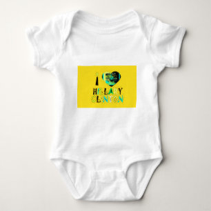 I Heart Hillary Clinton: Graffiti Expression Art Baby Bodysuit