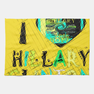 I Heart Hillary Clinton: Graffiti Expression Art Kitchen Towel