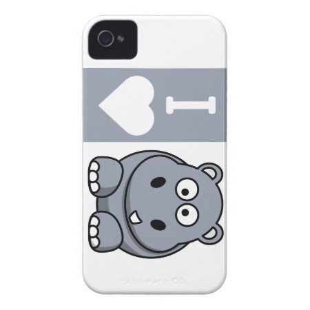 I Heart Hippos Phone Case