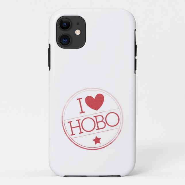 I (heart) HOBO Case-Mate iPhone Case (Back)