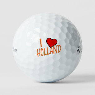 I Heart Holland or on wt tmtp5 gbcnt Golf Balls