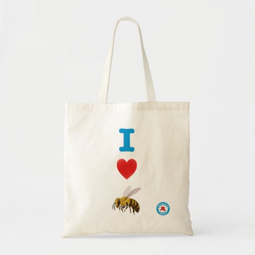 I Heart Honey Bees Tote Bag