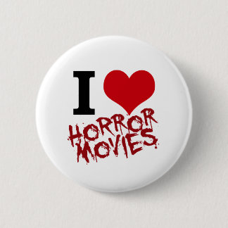 I Heart Horror Movies Button