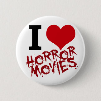 I Heart Horror Movies Pinback Button