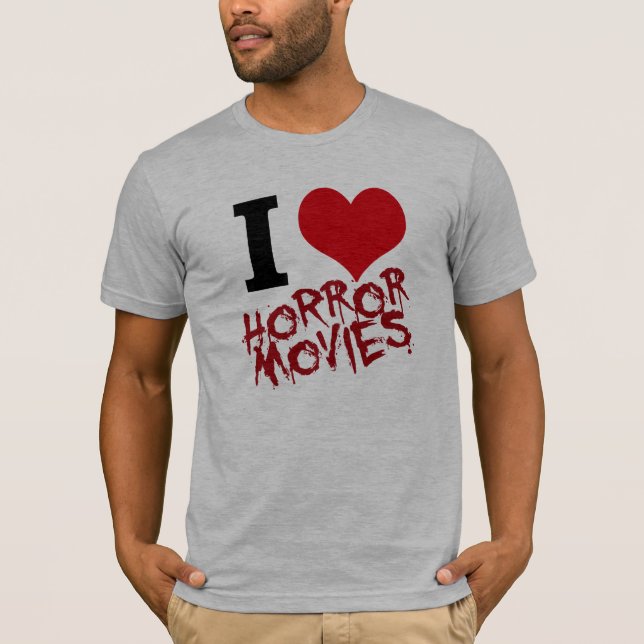 I Heart Horror Movies T-Shirt (Front)