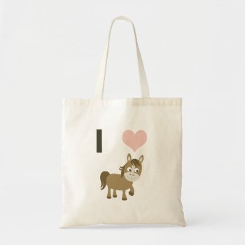 I Heart Horses Tote Bag by Egg_Tooth at Zazzle