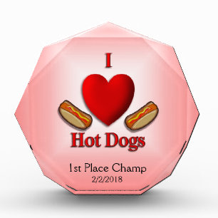 I Heart Hot Dogs Champ Award