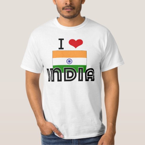 I HEART INDIA T_Shirt