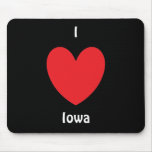 I Heart Iowa Mousepad at Zazzle