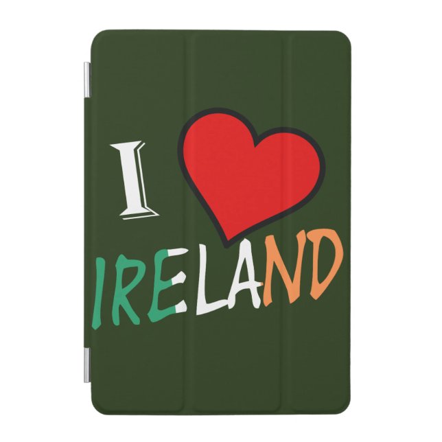 I Heart Ireland overlay ipacnt iPad Mini Cover (Front)