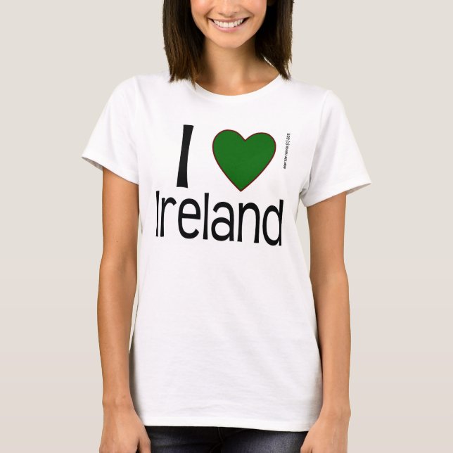 I Heart Ireland Shirt (Front)