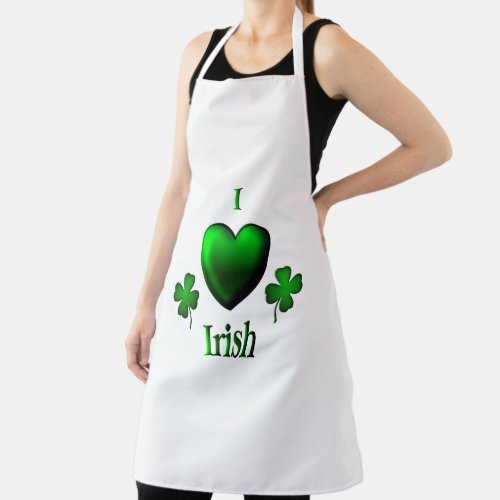 I Heart Irish Apron