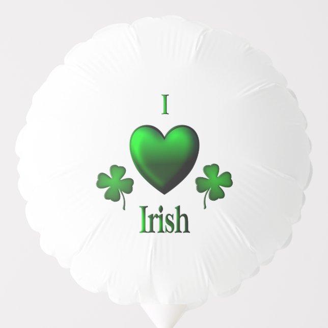 I Heart Irish Balloon (Front)