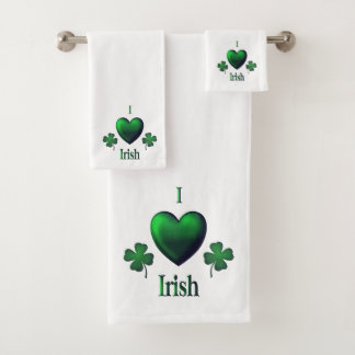 I Heart Irish Bath Towel Set