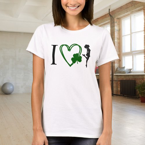 I Heart Irish Dance _ Hard Shoe Irish Dancer T_Shirt